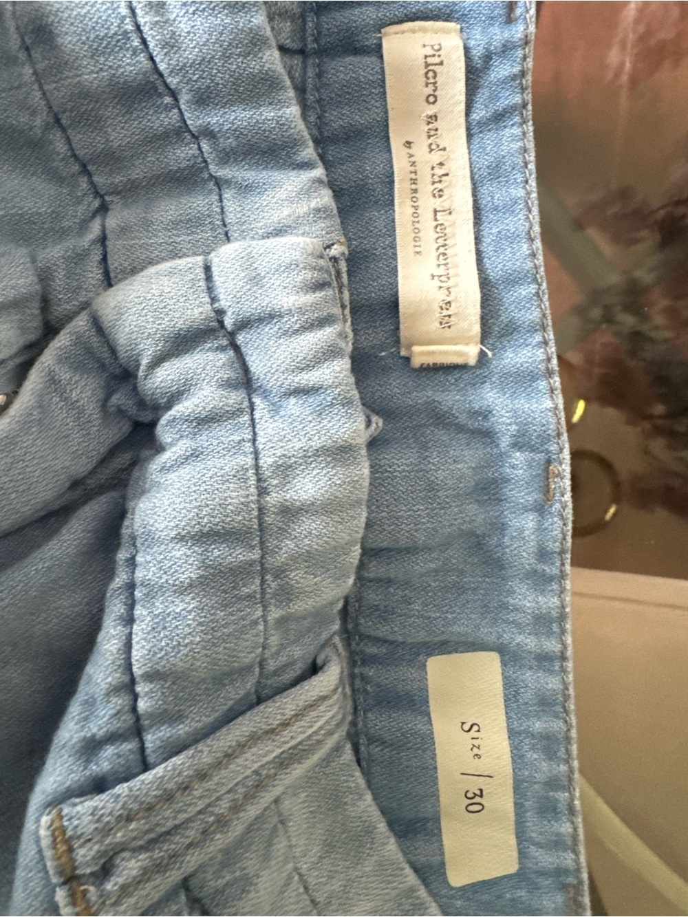 Anthropologie Pilcro High-Rise Wide-Leg Trouser Jeans size 30 - Picture 6 of 6